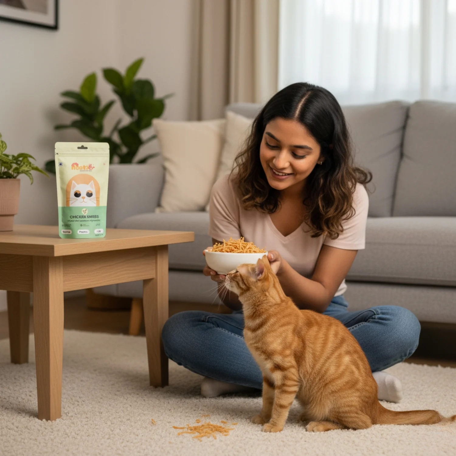 Nootie Premium Cat Treats – Chicken Shreds | High-Protein, Taurine-Rich Natural Cat Treats for Heart, Metabolism & Bone Health (35g) - Image 3