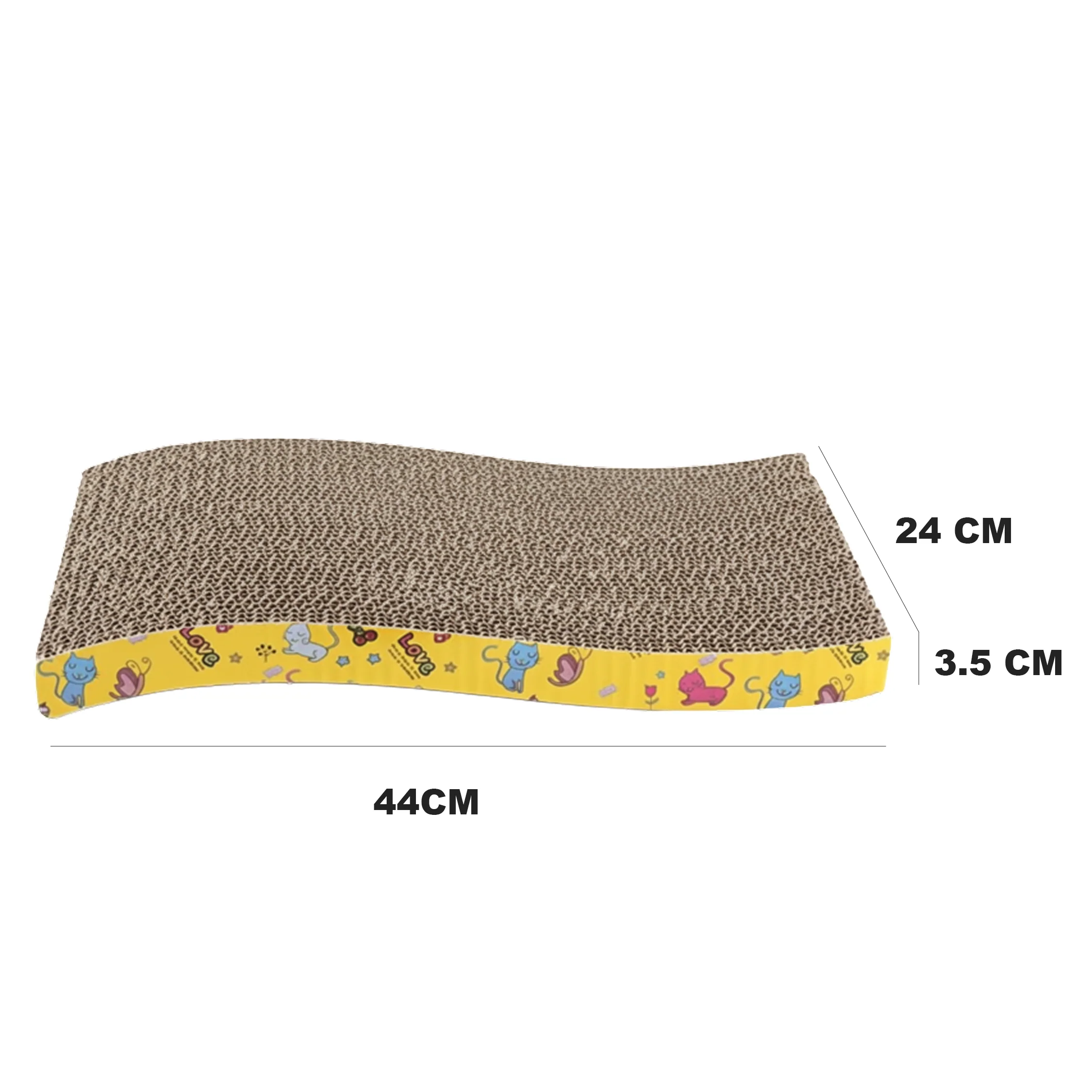 Nootie Cat Scratcher | Durable Scratch Board for Cats & Kittens | Eco-Friendly, Non-Toxic Material | All Breeds & Ages - Image 3