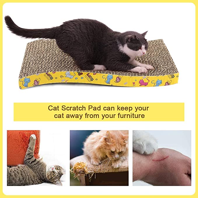Nootie Cat Scratcher | Durable Scratch Board for Cats & Kittens | Eco-Friendly, Non-Toxic Material | All Breeds & Ages - Image 9