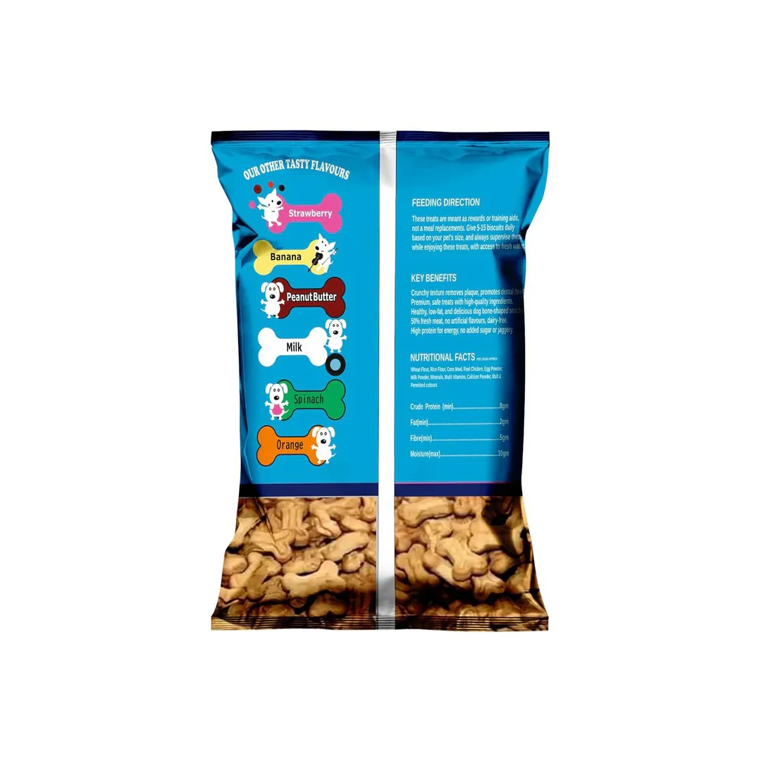 Nootie Chicken Biscuits with Peanut Butter Flavour for Puppies (900g) | High-Protein, Crunchy Growth Snack - Image 11