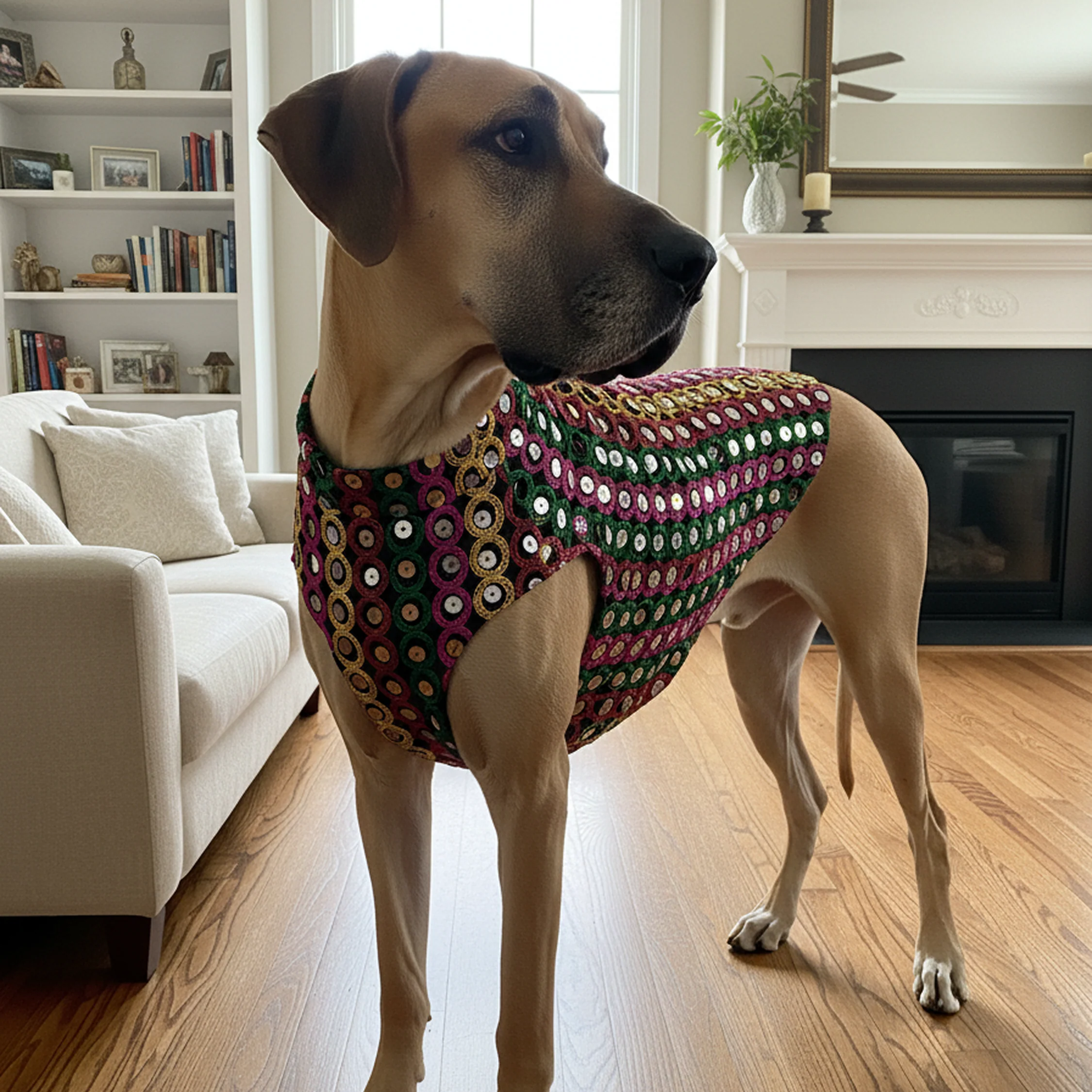 Nootie Festive Sherwani for Dogs – Black | Stylish Outfit for Weddings & Festivals - Image 6