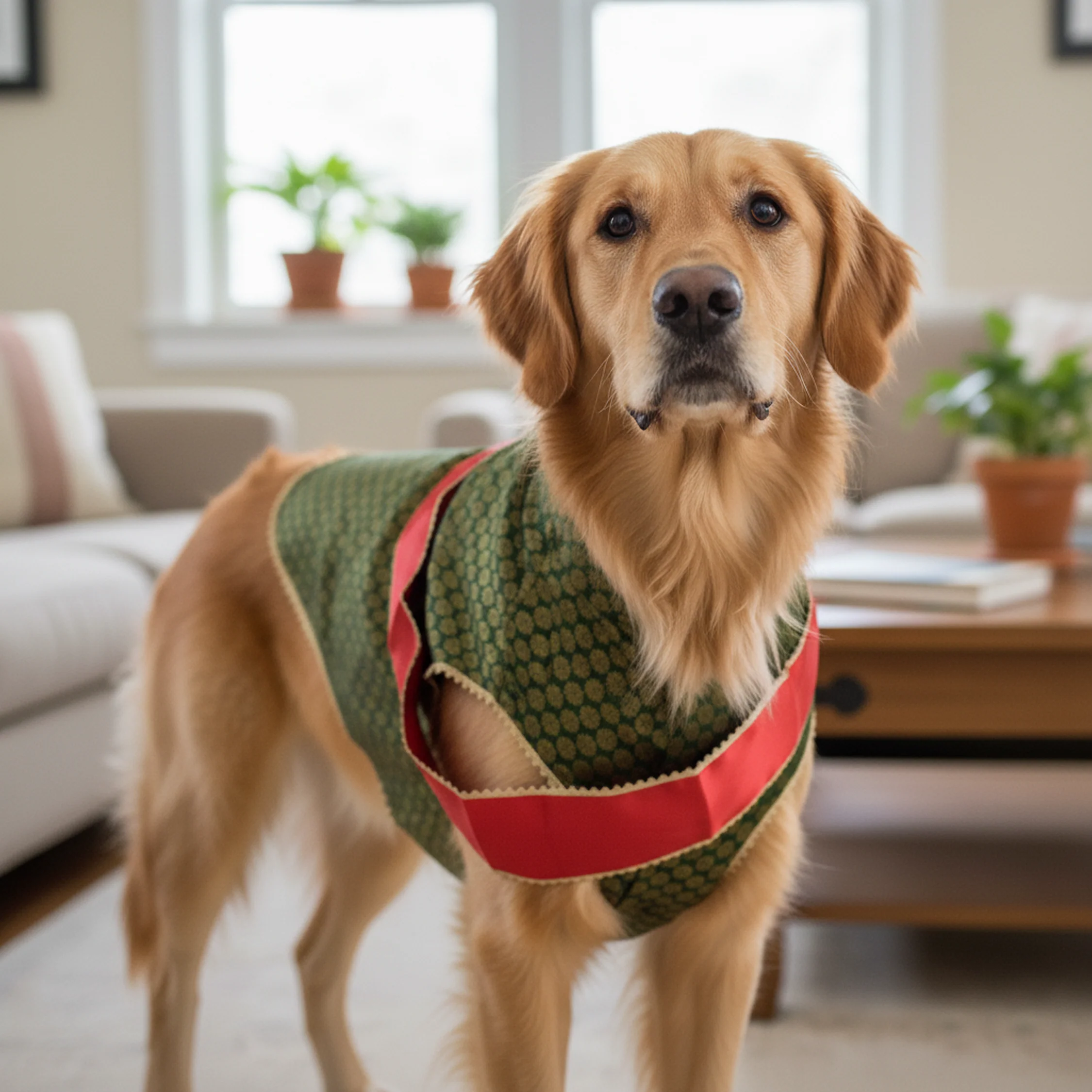 Nootie Festive Sherwani with Chunni for Pets – Green | Stylish Outfit for Weddings & Festivals - Image 6