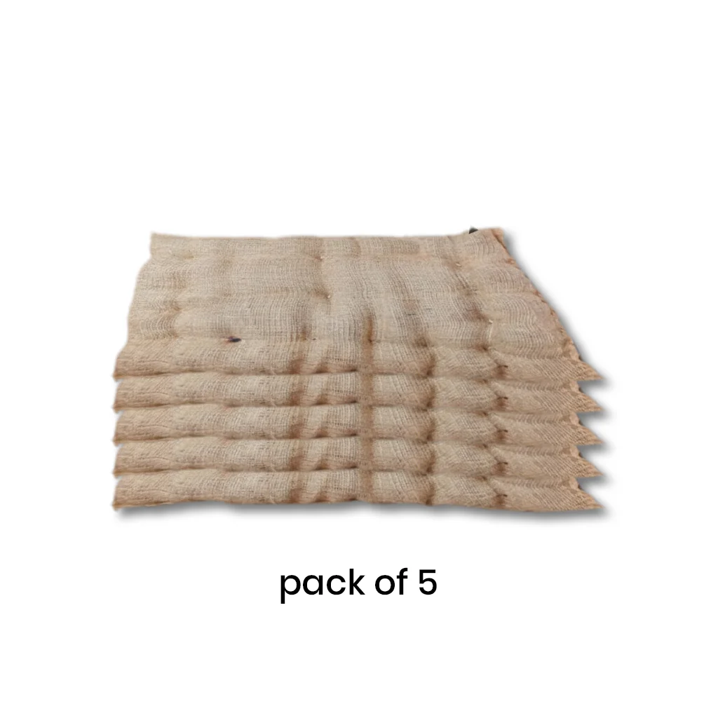 Nootie Jute Bed for Dogs & Cats | Eco-Friendly, Soft & Durable Pet Sleeping Mat – Small (65 x 52 x 5 cm) - Image 9