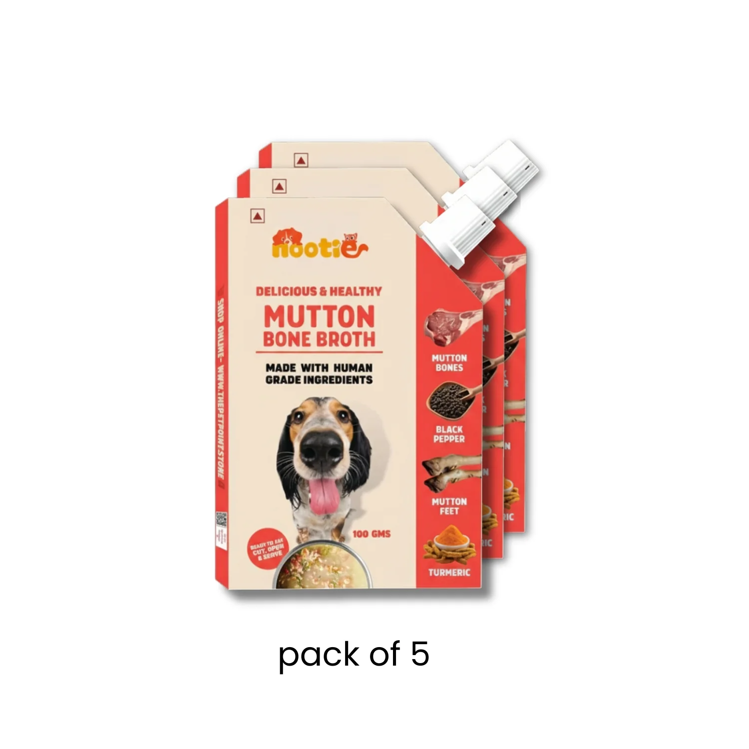 Nootie Natural Mutton Broth for Dogs & Cats – Nutrient-Rich, Hydrating Meal Topper (100ml) - Image 11