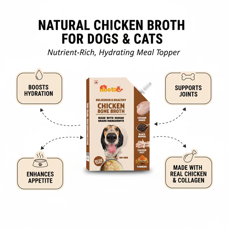 Nootie Natural Chicken Broth for Dogs & Cats – Nutrient-Rich, Hydrating Meal Topper (100ml) - Image 4