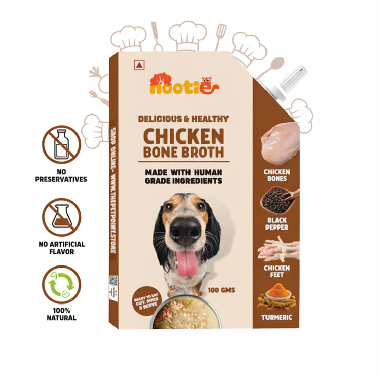 Nootie Natural Chicken Broth for Dogs & Cats – Nutrient-Rich, Hydrating Meal Topper (100ml) - Image 5