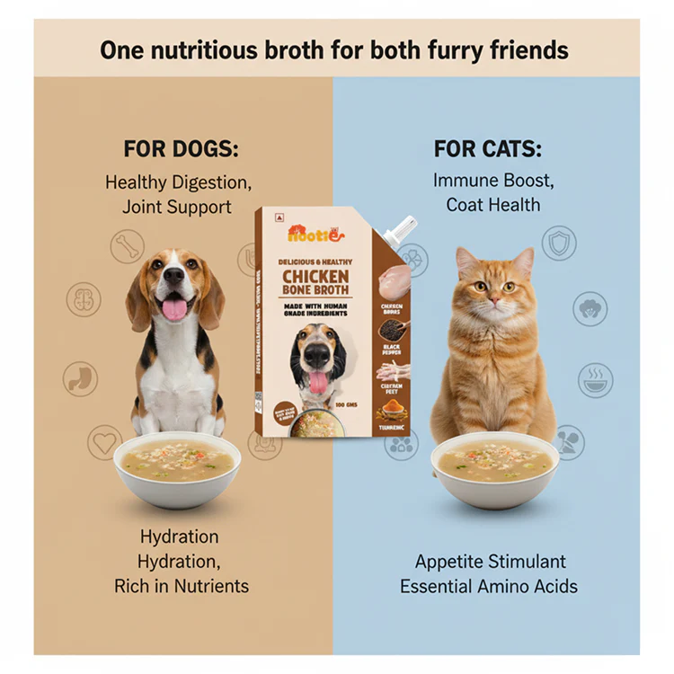 Nootie Natural Chicken Broth for Dogs & Cats – Nutrient-Rich, Hydrating Meal Topper (100ml) - Image 8
