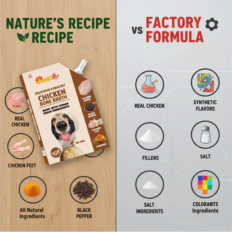 Nootie Natural Chicken Broth for Dogs & Cats – Nutrient-Rich, Hydrating Meal Topper (100ml) - Image 9