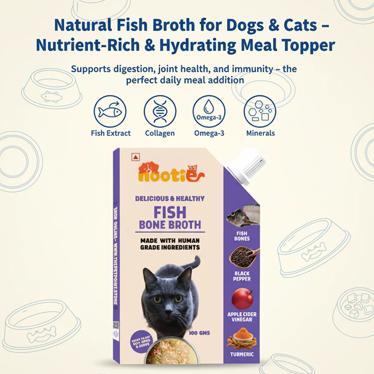 Nootie Natural Fish Broth for Dogs & Cats – Nutrient-Rich, Hydrating Meal Topper (100ml) - Image 4
