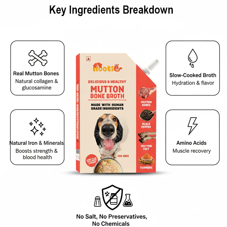 Nootie Natural Mutton Broth for Dogs & Cats – Nutrient-Rich, Hydrating Meal Topper (100ml) - Image 4
