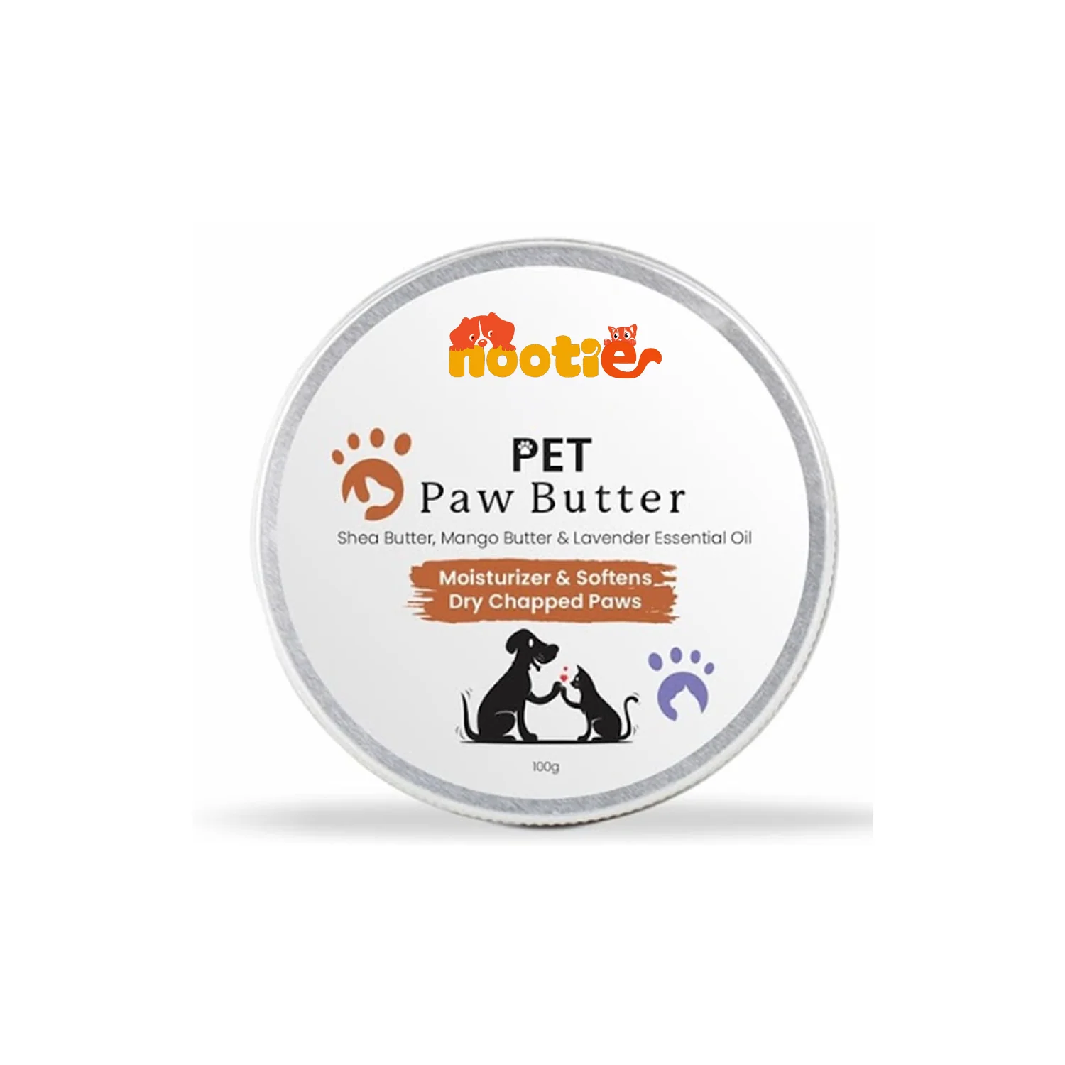 Nootie Pet Paw Butter with Shea Butter, Mango Butter & Lavender Essential Oil for Dogs & Cats (100g) | Moisturises, Heals & Protects Dry Paws - Image 6