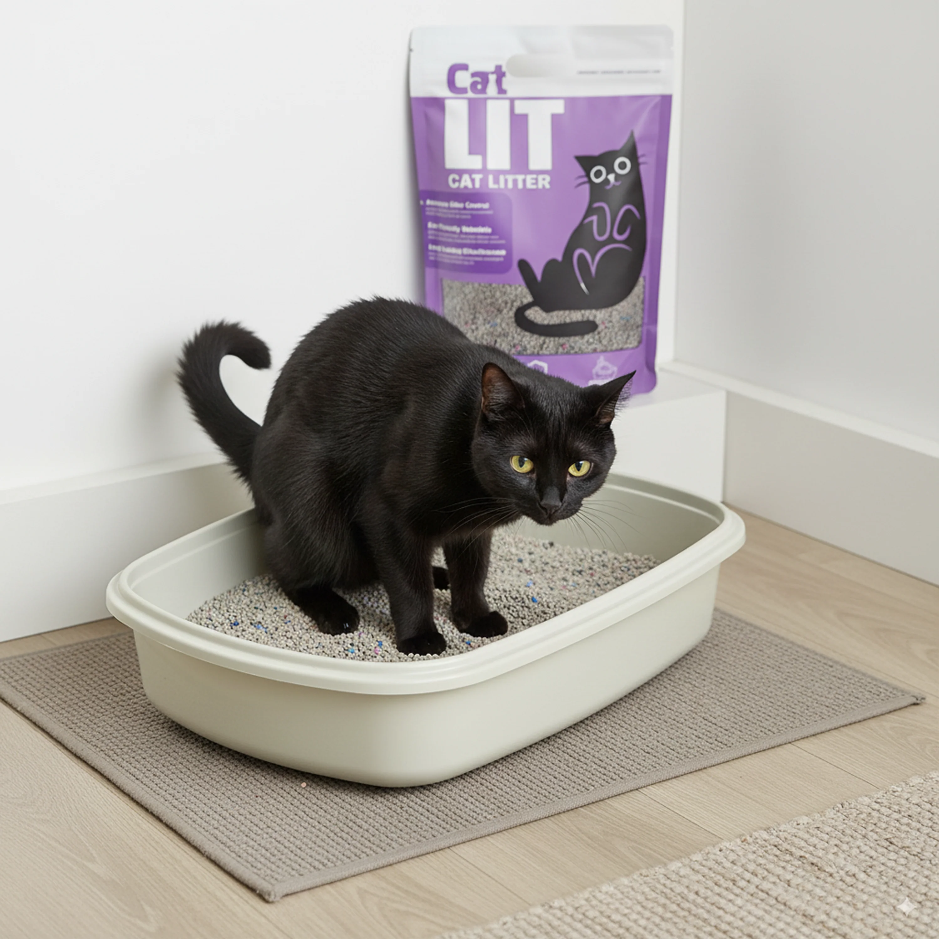 Nootie Premium Cat Litter (Non-Scented) | 100% Natural Bentonite, 99% Dust-Free & Super Absorbent Clumping Litter for Cats – 5 kg - Image 4
