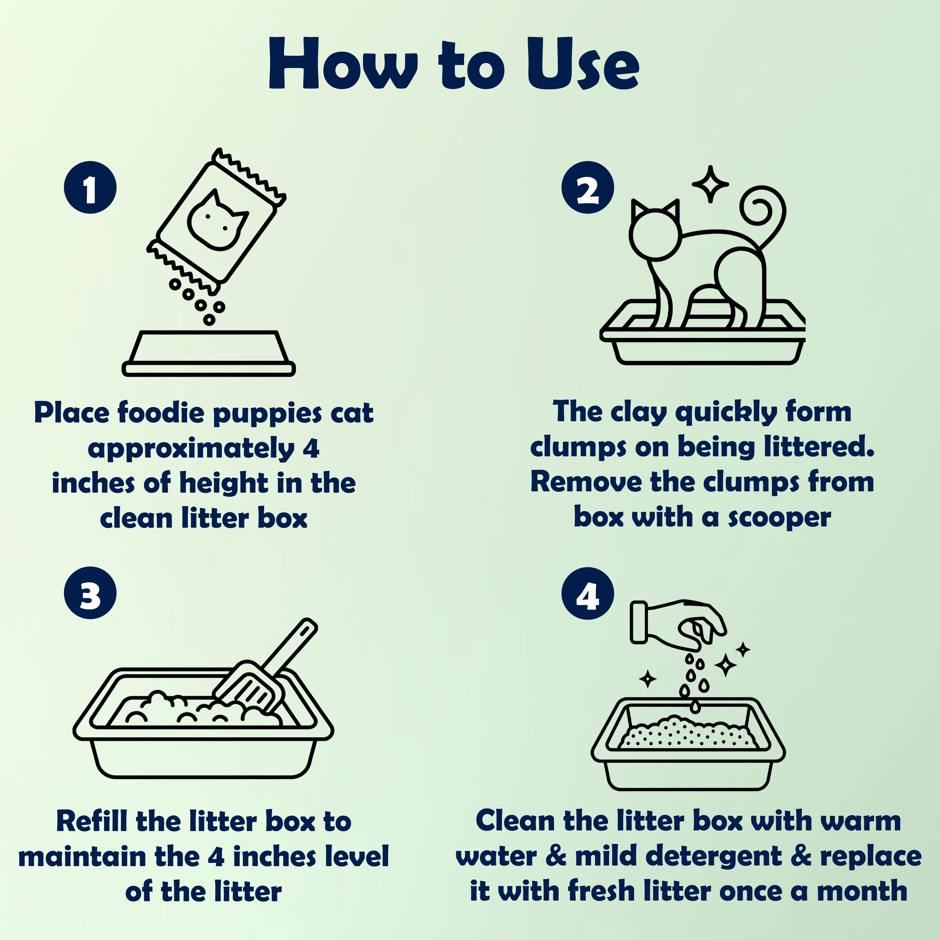 Nootie Premium Cat Litter (Non-Scented) | 100% Natural Bentonite, 99% Dust-Free & Super Absorbent Clumping Litter for Cats – 5 kg - Image 5