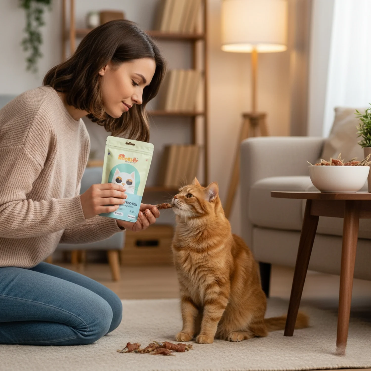 Nooties Premium Cat Treats – Chicken Wrapped Fish, Omega 3 Rich, Natural Ingredients (35g) - Image 3