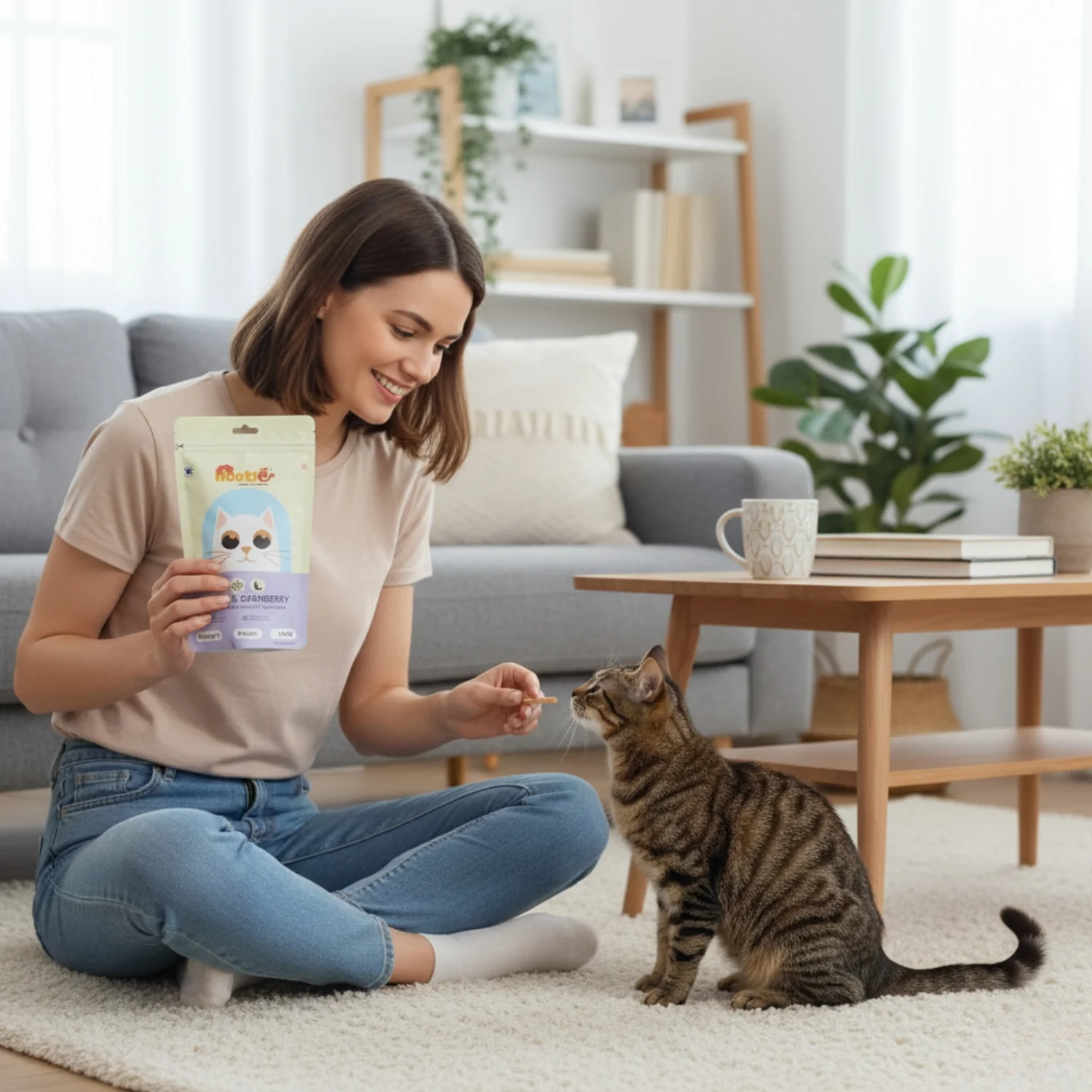 Nootie Premium Cat Treats – Tuna & Cranberry, Omega 3 Rich, Natural Ingredients (35g) - Image 3