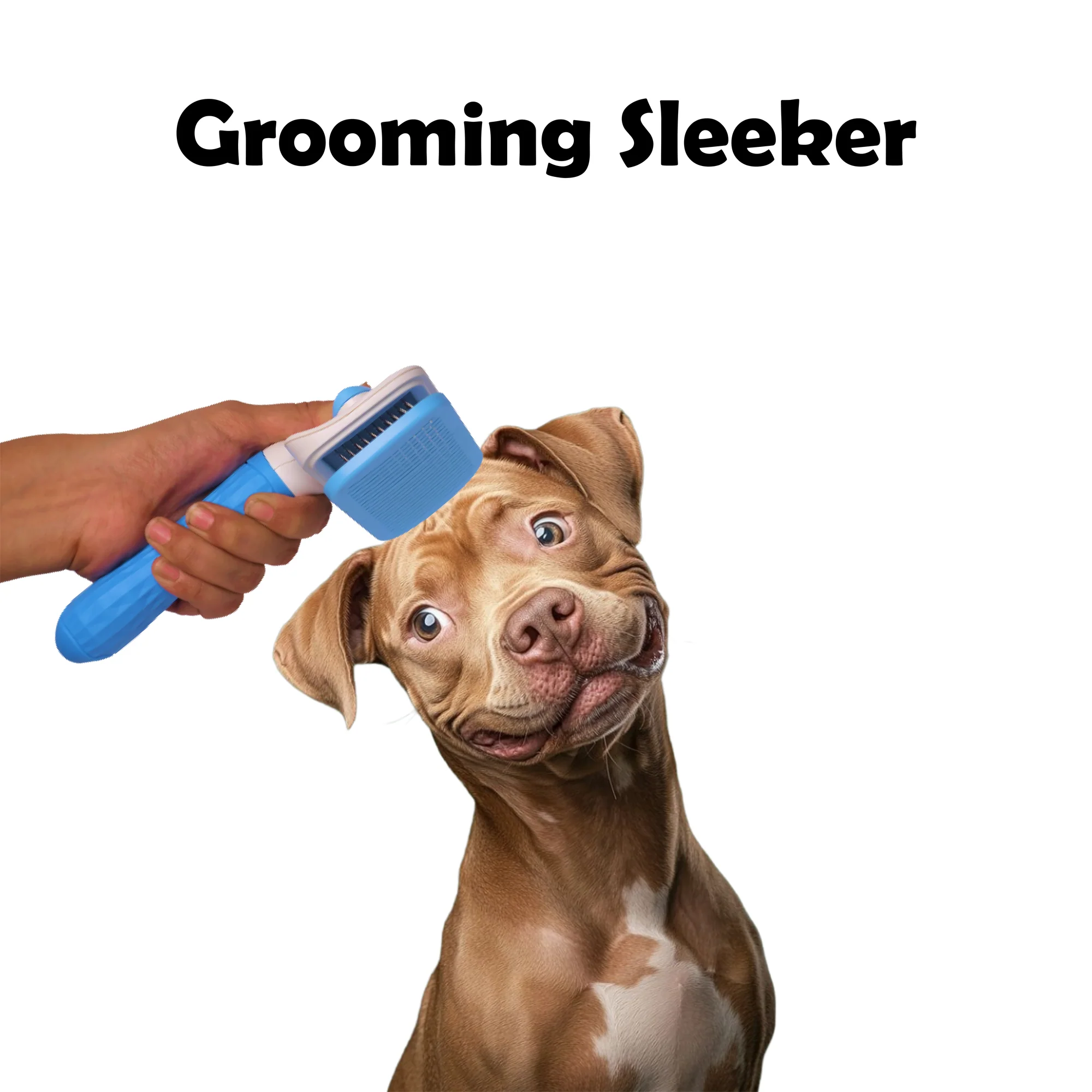 Nootie Slicker Brush for Dogs & Cats | Gentle Detangling, De-Shedding & Coat Shine - Image 6