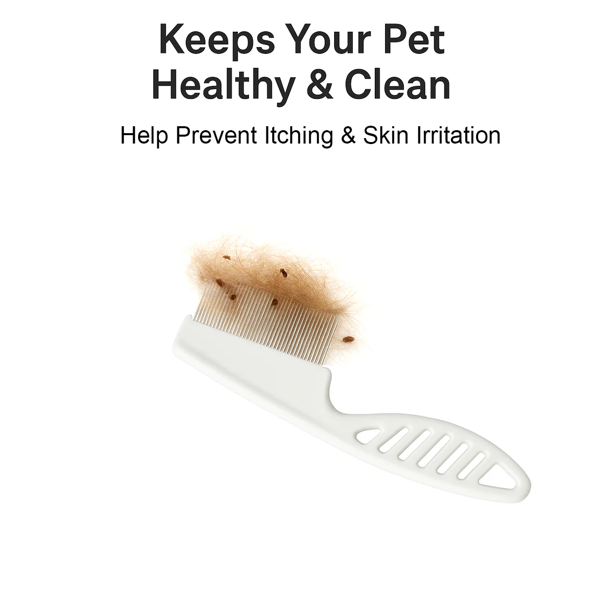 Nootie Tick & Flea Pet Comb for Dogs & Cats | Stainless Steel Fine Tooth Grooming Comb | Safe for All Breeds (24 cm) - Image 5