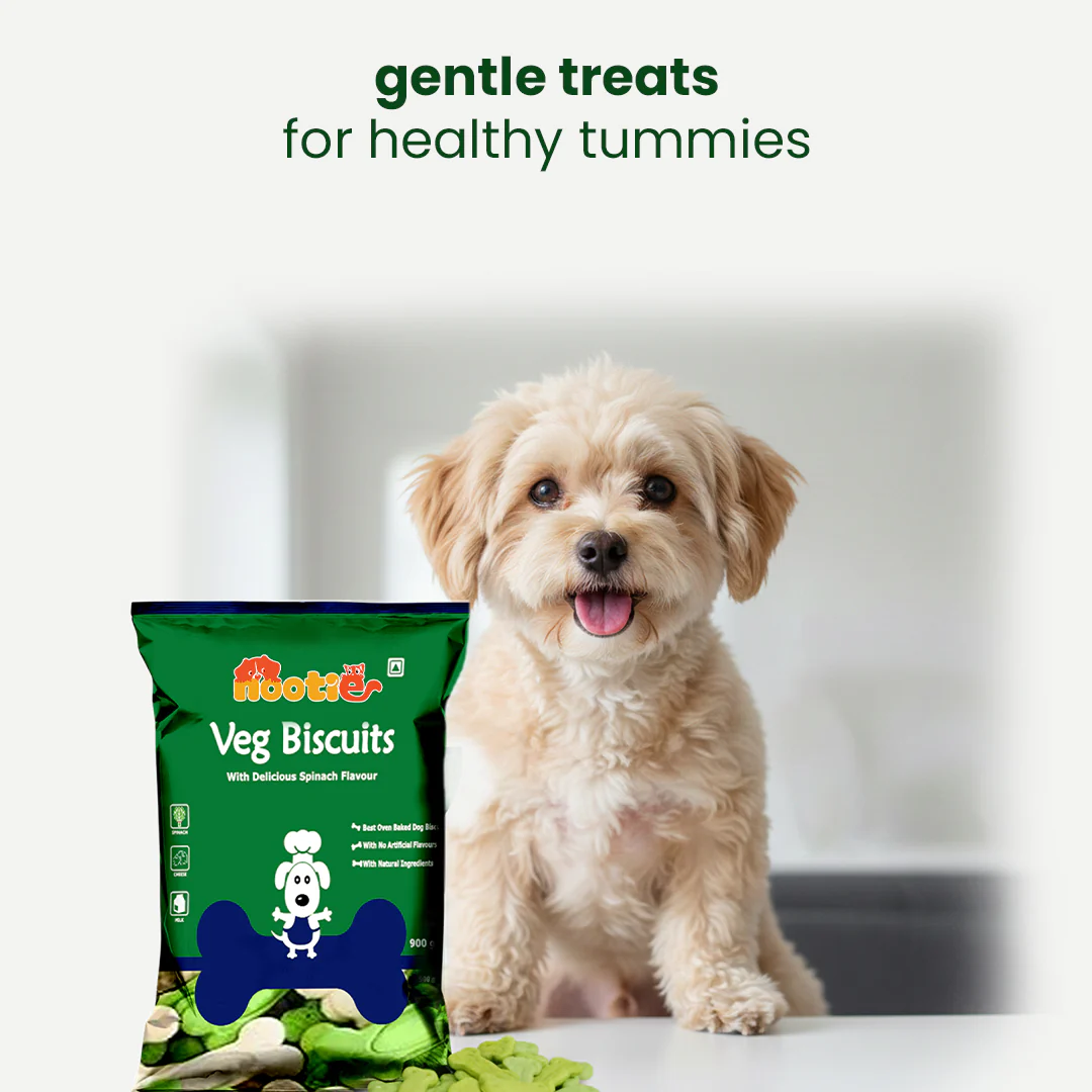 Nootie Veg Biscuits with Spinach Flavour for Adult Dogs (900g) | 100% Vegetarian, High-Fibre, Nutrient-Rich Treats - Image 10