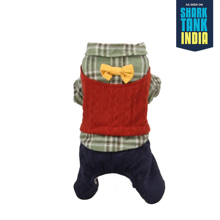 Nootie Winter Double Layer Jumpsuit for Dogs | Warm, Lightweight | Easy Wear Button Design - Image 12