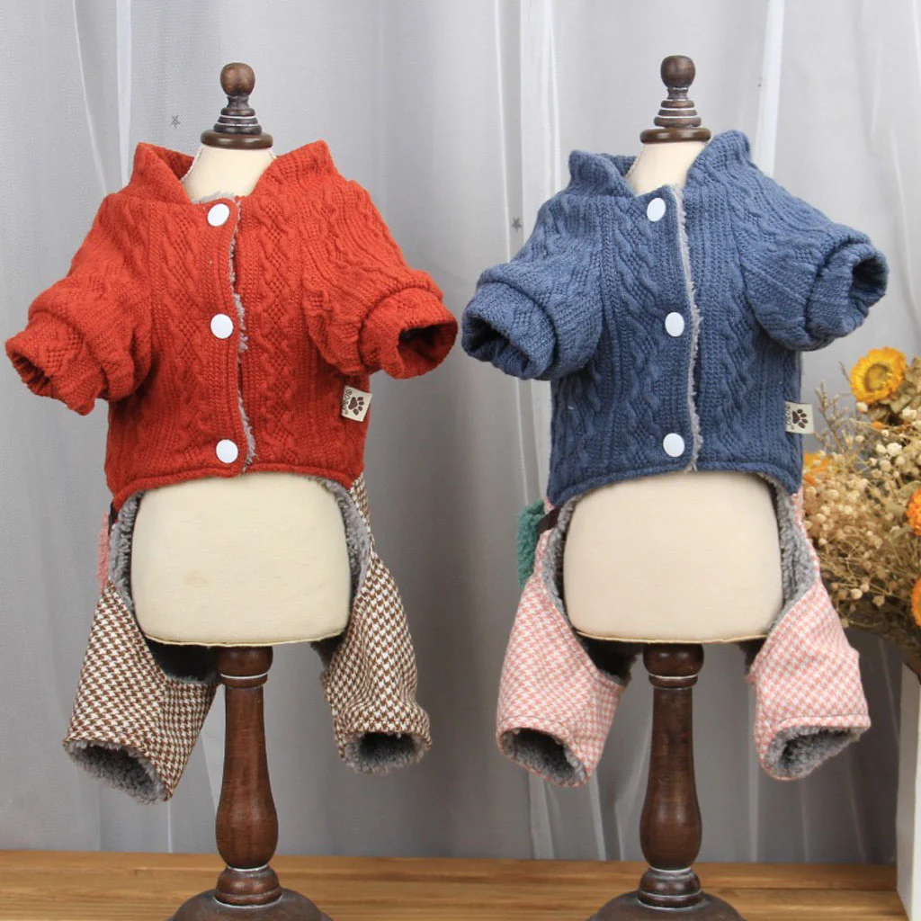 Nootie Winter Double Layer Jumpsuit for Dogs | Soft, Warm and Lightweight | Easy Wear Button Design - Image 3