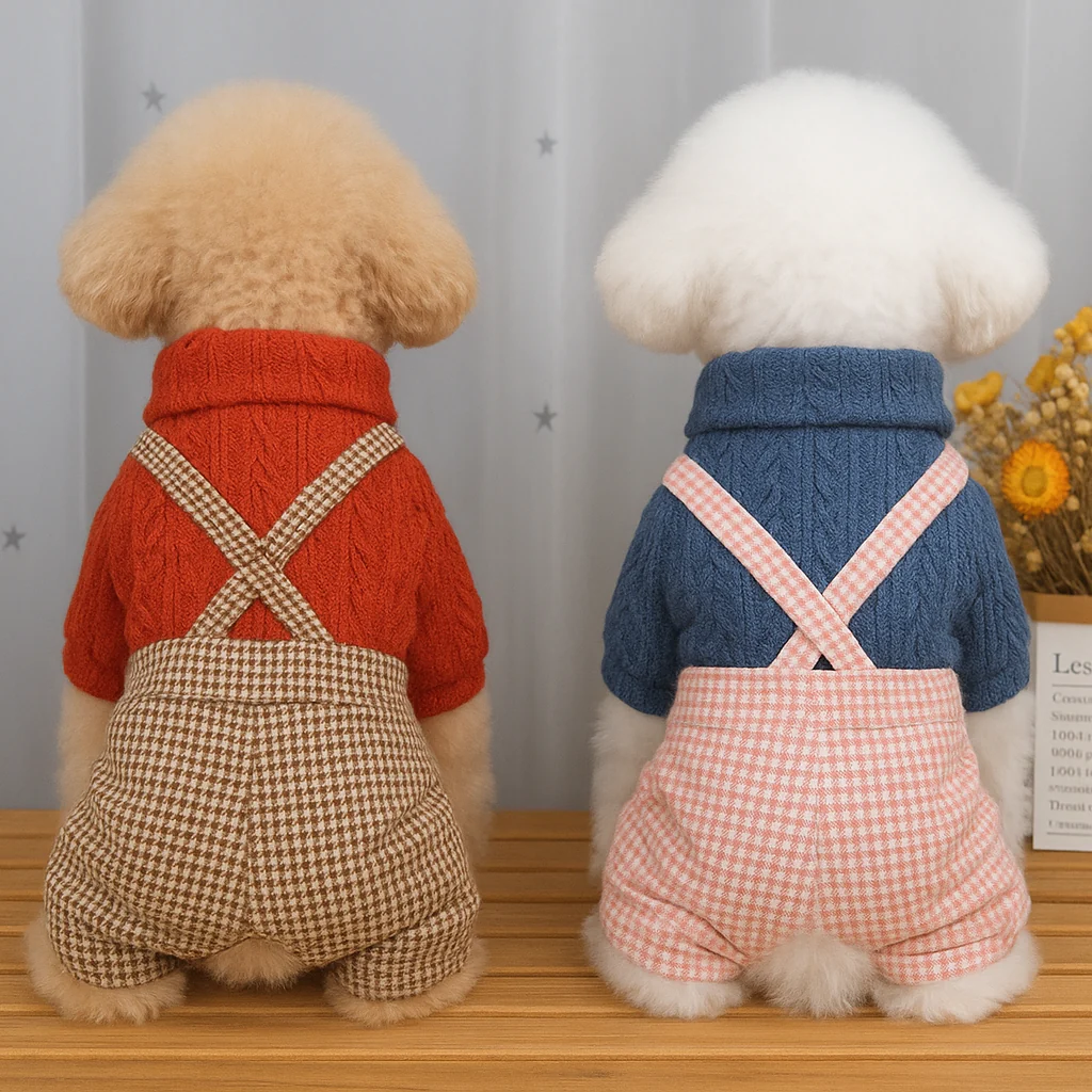 Nootie Winter Double Layer Jumpsuit for Dogs | Soft, Warm and Lightweight | Easy Wear Button Design - Image 4