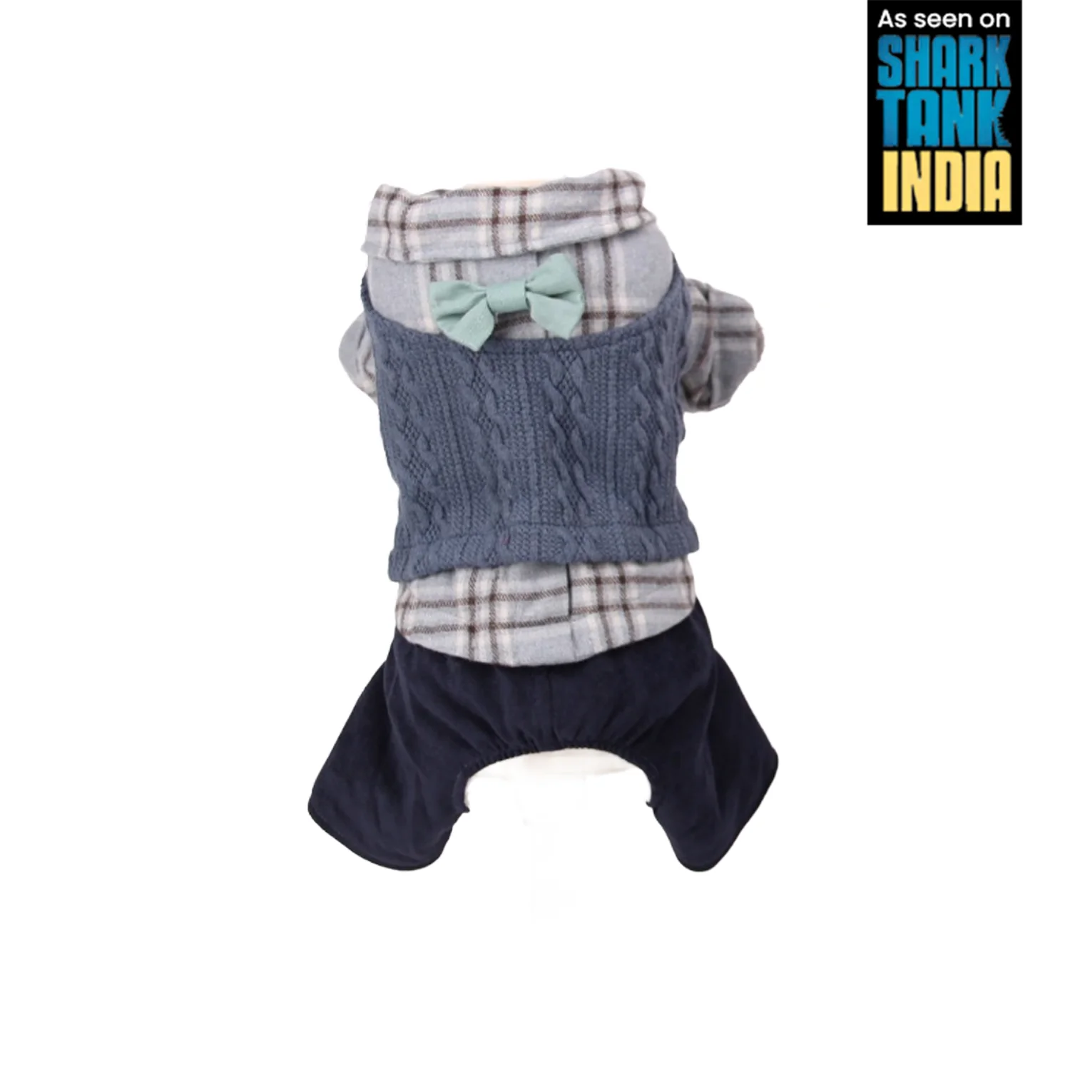 Nootie Winter Double Layer Jumpsuit for Dogs | Soft, Warm and Lightweight | Easy Wear Button Design - Image 9